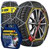 Goodyear G9 Catene da Neve Auto 9 mm Maglia a Rombo, Misura 65, 2 Pz | Per uso frequente su neve e ghiacchio, tensionatore automatico, cavo laterale colorato, omologate EN 16662-1 e ONORM V5117
