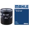 MAHLE Filtro olio Filtro ad avvitamento OC 1397 Compatibilità con PEUGEOT BOXER Furgonato Expert Van V, FIAT Ducato Van 250, 290, CITROËN JUMPER Furgonato, ALFA ROMEO GIULIETTA 940