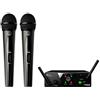 AKG WMS 40 MINI DUAL VOCAL Set radiomicrofono doppia frequenza analogico