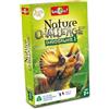 Bioviva - Sfide Natura - Dinosauri V1 - Carte 7+ - Versione Inglese | Battaglia Tema Dinos - Da 7 anni - 2 a 6 giocatori - Made in France - Include 1 carta da collezione