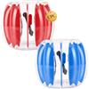 VEVOR Pallone Gonfiabile Trasparente per Bambini Altezza 0,9 m Blu Rosso | Divertimento Sportivo per Giardino, Campeggio, Picnic, Parco, Prato, Palla da Sumo, Set 2 pezzi, 2 Colori, in PVC Rinforzato