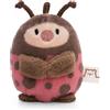 NICI- Peluche Coccinella Dozz 5cm Rosso-Simpatico peluchetto con Imbottitura Morbida per Giochi e Coccole, Doudou, Perfetto Come Idea Regalo per Bambini e Adulti, Colore, 61259