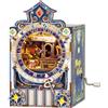 Green Slide Musica Box Orologio Magico Puzzle 3D LED 118 pz | Automa musicale luminoso