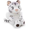 NICI Eleni Snowbell Leopardo delle nevi di peluche, morbido e tenero pupazzo per coccole e giochi, per adulti e bambini, 20 cm, bianco - 62411