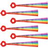 Generic da polso per bambini 50 cm palmare multicolore decorazione | Nastri ritmici danzanti per ginnastica scolastica spettacoli d'arte per feste per bambini