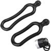 Generic Cinghia per bicicletta in silicone portatile - resistente | Luce della bicicletta con cinturino in silicone 925 per ciclismo, mountain bike, biciclette, set di luci per bicicletta