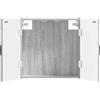 Generic Armadietto per bersaglio Utrecht bianco, 52,5 x 10,5 x 53,5 cm, in legno