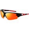 LBAWJWAIL Occhiali da sole polarizzati sportivi UV400 per uomo donna | Resistenti ai graffi e infrangibili, occhiali outdoor per motociclismo, pesca, ciclismo, escursionismo