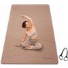 FunLife Tappetino da yoga da 183 x 80 cm, in TPE da 8 mm, extra largo e | Tappetino da fitness extra largo con imbottitura da 8 mm, ideale per yoga, pilates, stretching e allenamento a casa