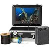 JOJIDE Macchina fotografica subacquea per la pesca, Telecamera for la pesca subacquea 7'' HD 1080P Ice 5000AMH Batteria IR e LED Cercatore portatile for il buio