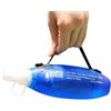 Generic Soft Flask Running Bottle Hydration - Borraccia pieghevole con coperchio | Borraccia morbida salva spazio, portatile, antipolvere, per corsa, escursionismo, ciclismo, corsa, idratazione