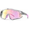 LBAWJWAIL Occhiali da Sole Sportivi Unisex UV400 | Occhiali da Ciclismo TR90 Lenti in Policarbonato, Campo Visivo Panoramico per Ciclismo Corsa Escursionismo