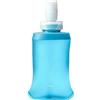 TAZIZI Borraccia pieghevole per campeggio e ciclismo, blu lago, 100 ml | La bottiglia all'aperto del silicone TPU con la parte superiore di bevanda molle facile trasporta a tenuta