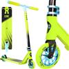 Fantic26 F26 CORE CD1 - Monopattino Stunt Park, altezza 78 cm, colore: lime/blu | Ruote da 110 mm, ABEC 9, per principianti e professionisti