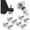 Yangshe Viti per pinne per tavola da surf, 12 pezzi, in acciaio inox 304, per timoniere e barche, accessori per longboard e SUP surf