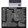 Generic Adesivo per tastiera, anti-sporco, adesivo per tastiera | Adesivo in PVC per tastiera PC di riferimento per PC da 13 a 16 pollici Desktop Computer Notebook Monitor PC Workstation