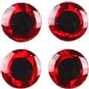 Risveglio 100Pcs 3D Pesca Lure Occhi Adesivi, Realistici Fish Eye Decalcomanie per | Legatura e fai da te Bait Making, riflettente Lure Accessori in Giallo per Rosso Argento, 13-16mm