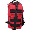 TOYANDONA Zaino Tattico da Trekking Rucksack Backpack Oxford Rosso, Capienza Ampia, Scomparti Multipli, Spallacci Ergonomici, per Campeggio e Alpinismo, Uomo e Donna