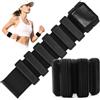Byffoer Pesi per gambe e braccia per uomo e donna, set da 2 pezzi (0,5 kg) - Braccio piede peso 1 kg Polsini regolabili per fitness, yoga, pilates, aerobica, camminare, nuoto