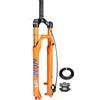LHHL Forcella ammortizzata aria mountain bike 26/27,5/29 sgancio rapido 9x100mm | Dritta 1-1/8 Corsa 120mm manuale/remoto Forcelle anteriore MTB XC AM Rimbalzo Regolazione Freno a disco