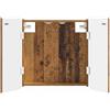 Generic ZWOLLE - Armadietto per bersaglio per freccette, 52,5 x 10,5 x 57,5 cm, in legno