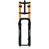 DHNCBGFZ 20/26in Forchetta Aria Con Ammortizzatore 4.0 Fat Tire Bici TA 15*135mm | Corsa 190mm Forcella A Doppia Corona Smorzamento 1-1/8" Tubo Dritto Freno Disco Per Neve Spiaggia