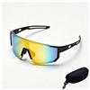LBAWJWAIL Occhiali da sole sportivi Unisex UV400 | Lente panoramica avvolgente in un unico pezzo, Montatura TR90 resistente per attività all'aperto