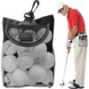 Generic Piccole borse in nylon traspirante leggero per palline da golf, fino a 18 | Borsa porta 18 palline per accessori, da viaggio