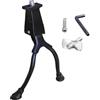 Generic Supporto per bici a doppia gamba - doppia gamba per mountain bike | Stabile Stand Rack Accessori Parti per Mountain Ciclismo Escursioni Pendolari Parcheggio Esterno Sport Equitazione