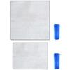 Generic Stuoia di campeggio del di alluminio - isolato tenda Pad, coperta termica | Tappetino isolante da campeggio, per campeggiatori, escursionisti, donne, uomini, escursioni, festival, spiaggia, picnic