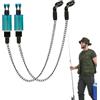 Generic Indicatori di morso da pesca - Bobine di pesca Appendini Accessori Alerter | Allarme canna da pesca Indicatore di morso Canna da pesca Catena di allarme Bobine Appendiabiti Allarme da pesca Allarme da