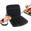 Generic Supporto per palline da biliardo Supporto portatile per palline da biliardo | Scatola da trasporto per biliardo, con manico e tracolla, per intrattenimento domestico, attività al chiuso e all'aperto