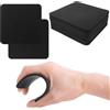 Generic Confezione da 10 impugnature imbottite in neoprene per sollevamento pesi, fitness, bodybuilding e allenamento della forza, colore nero, alternativa ai guanti da allenamento, per uomo e donna