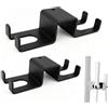 Generico Supporto for Bilanciere 2 Pezzi, Portabilanciere Verticale | Ganci Portaoggetti For Rack Squat, Salvaspazio For Power Rack, For Garage Casa, Fitness Commerciale