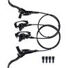 Generic Freni idraulici per mountain bike, freno anteriore da 76 cm, posteriore | Freni a disco idraulici per mountain bike, per pendolari in città, escursioni in bicicletta