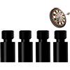 Generic Pesi per freccette in ottone TuningWeighting ToolAccessori | Pesi per freccette filettati in ottone, 4 pezzi, 2BA, per giocatori, dilettanti, adulti, intrattenimento in famiglia, feste