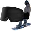 Generic Occhiali da snowboard con lenti a doppio strato, rivestimento | Occhiali da neve per adulti, ragazzi e ragazze