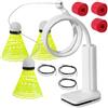 Generic Rebound Badminton Trainer Sport Ball Tool | Clip Tipo Badminton Pratica a Casa per Bambini Principianti Adulti Scaffale Outdoor Indoor Playroom