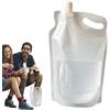 Generic Borsa per l'acqua - Borsa pieghevole riutilizzabile | Grande serbatoio trasparente da campeggio, bottiglia portatile pieghevole, sport all'aperto, ciclismo, escursionismo