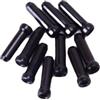 Generico Bike Cable End Caps Set - Aluminum Alloy Crimps, Shifter Wire Protector | Precision Stamping Anodized Color Coating Cap | Mountain Road City Cycling Gear, Universal Fit Wire Fraying Prevention Plug