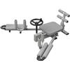 TISHITA Divaricatore Gambe | Telaio in Metallo Robusto, Macchina per Stretching con Sedile Imbottito, Regolabile, Casa, Adulti