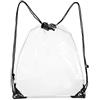 Generic Zaino trasparente con coulisse - Borsa trasparente con coulisse, PVC | Zaino per eventi in palestra e stadio | Trasparente Viaggio Toiletry Sport Pack | Grande Impermeabile Spiaggia Scarpa Vestiti