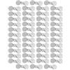 Aurgiarme 50Pcs Eliche da Pesca Fette Esche di Ricambio Elica Mosca Topwater Esche Esche Eliche Paillettes Pesca Elica Paillettes