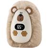 Generic Riscaldatore riutilizzabile per mani in peluche a forma di cartone animato | Warmer Smart Piccolo Portatile Durevole Riscaldamento Temperatura Regolabile Scaldamani per Casa Dormitorio Viaggi Campeggio