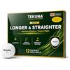 TEKUNA Elite - Palline da golf a distanza per Handicappers medio-alto, volo più dritto, copertura Surlyn, progettate a Londra, Regno Unito, 332 Dimple