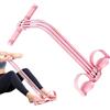 Generic Corda elastica regolabile a sei tubi, per estrattori a pedale | Estrattore a pedale per yoga, fascia elastica per gambe, braccia, corpo, allenamento di forza addominale, stretching, fitness
