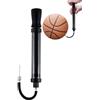Generic Pompa per gonfiaggio manuale con ago e ugello | Pompa ad aria manuale per pallacanestro, calcio, pallavolo, palloncini, casa, feste, campeggio, spiaggia