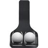 Generic Marsupio da golf, portatile, in pelle PU, con clip rimovibile | Borsa per tee da golf, organizer per la vita, dispenser con clip rimovibile, in pelle PU, borsa da golf con doppia clip
