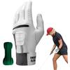 Generic Guanti da golf per mancini e destrorsi, 2 in 1, con supporto per polso | Comoda impugnatura pratica strumento per gli appassionati di golf e principianti