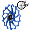 Generisch Ruote di sostegno, puleggia del cambio per bicicletta, 14T/15T/16T in | Cuscinetto a puleggia, ruota di guida resistente agli urti per la commutazione del deragliatore
